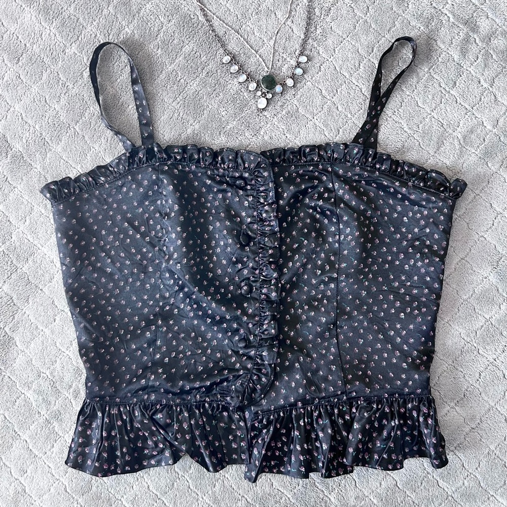 Vintage milkmaid corset top